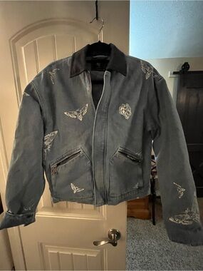 Darc Sport Fly With Me Limited Edition wolves &  mothes Blue Bomber, Small
